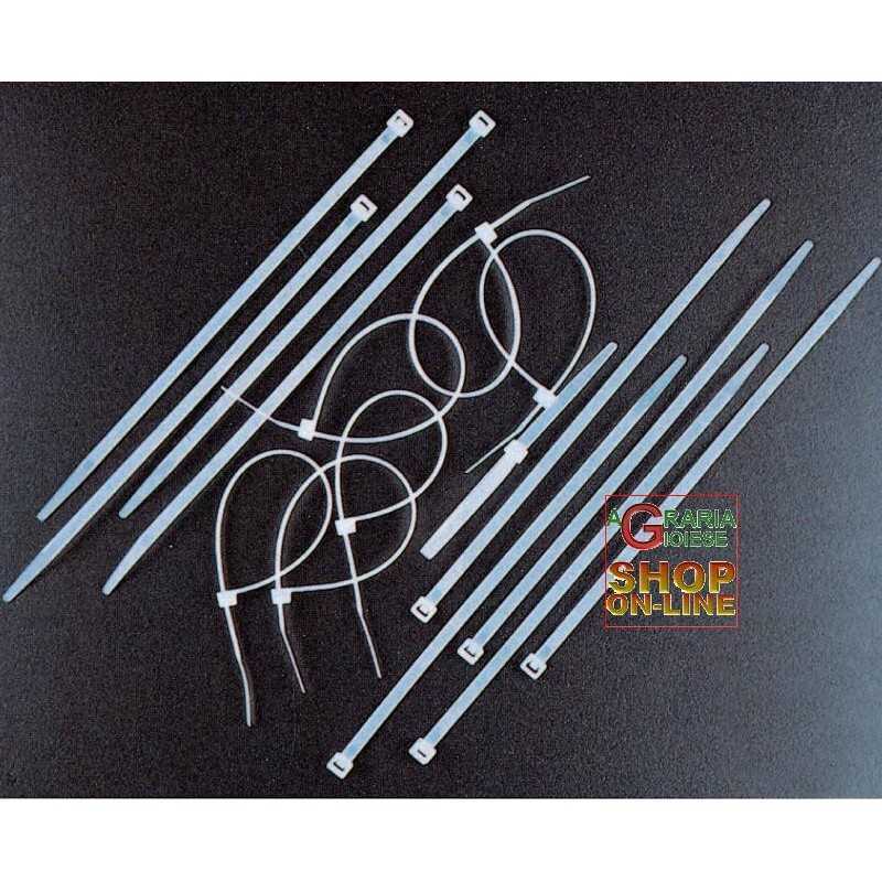 Fascette per cavi 4,8x360 mm in nero 100 pezzi