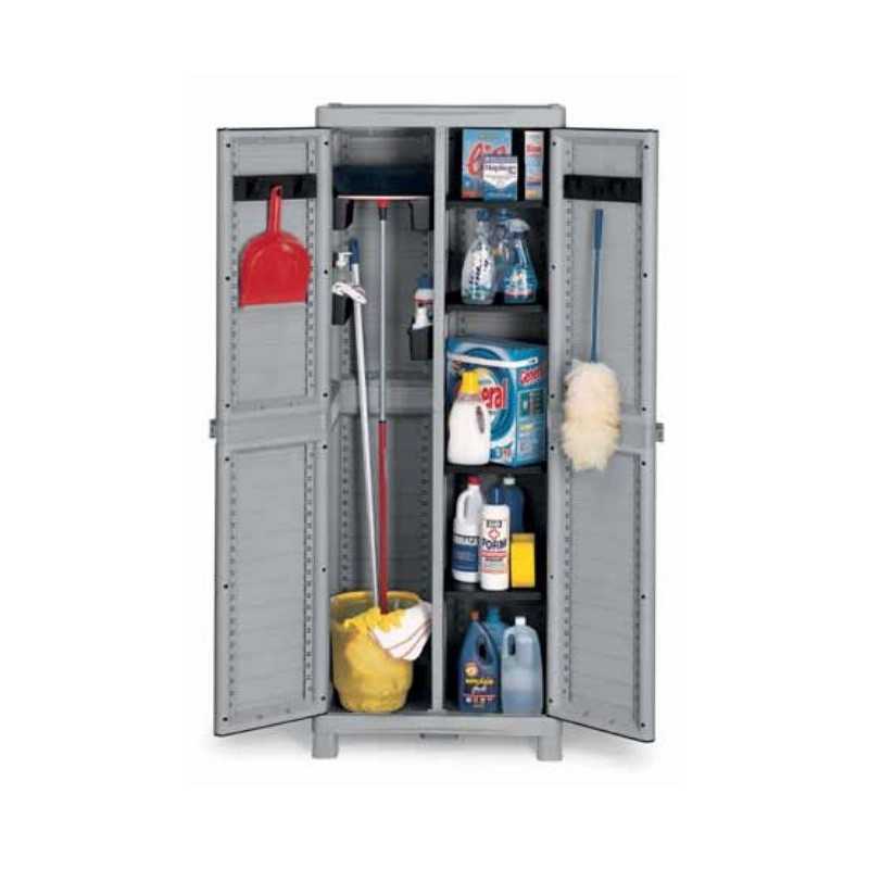 Terry armadio wave 2 ante cm. 70x44x181h porta scope 3700 utility Armadi portascopa